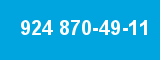 924 870-49-11 924 870-49-11